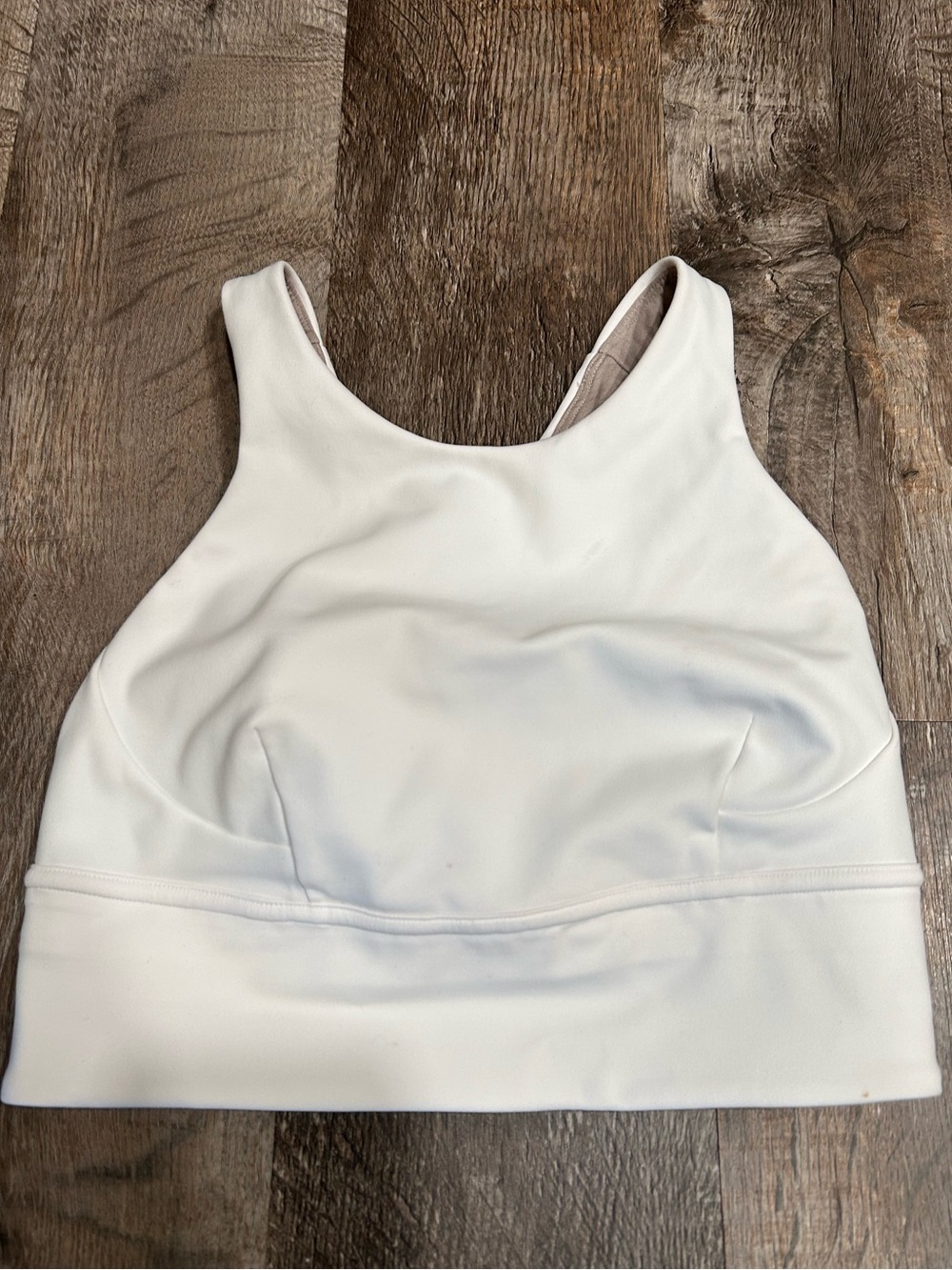 lululemon athletica White Sports Bra Racerback Strap